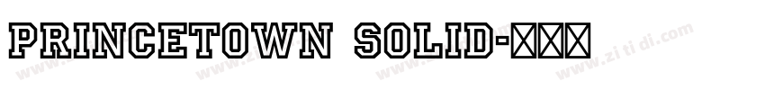 Princetown Solid字体转换
